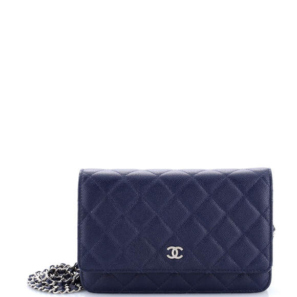 Chanel Wallet On Chain Quilted Caviar #186438C30B - Picture 1 of 10
